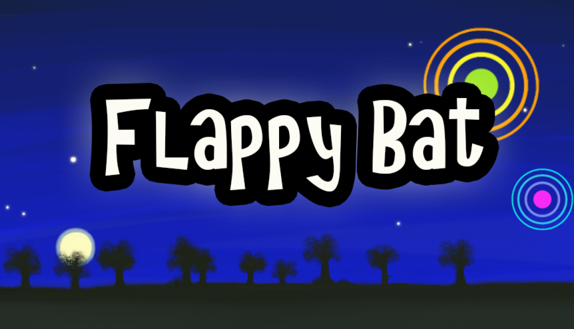 promo Flappy Bat new met bomen en maan en ring 2015